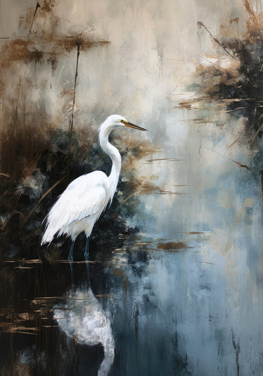 Egret in Lake