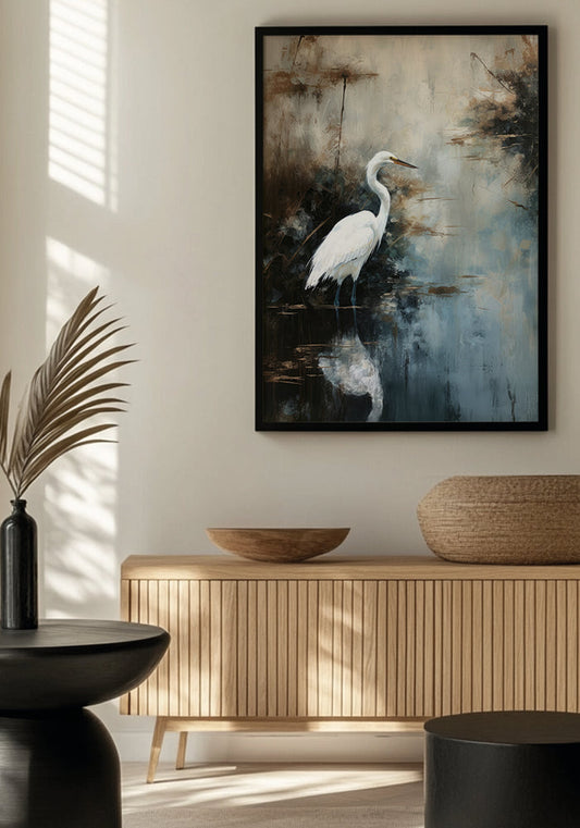 Egret in Lake